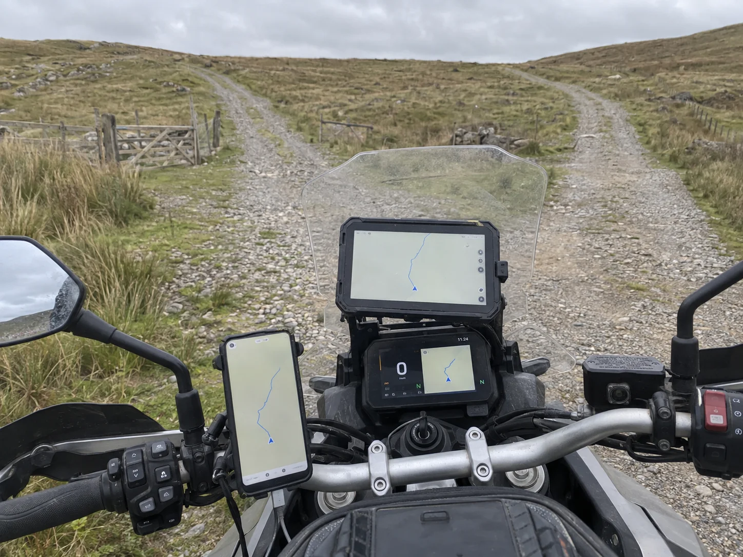 Three screens. No maps. Anyone recognise this junction?