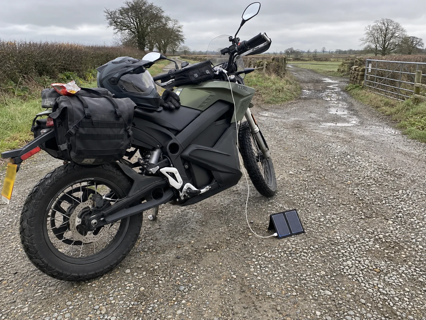 Five miles of contingency. Four hours of solar charging.