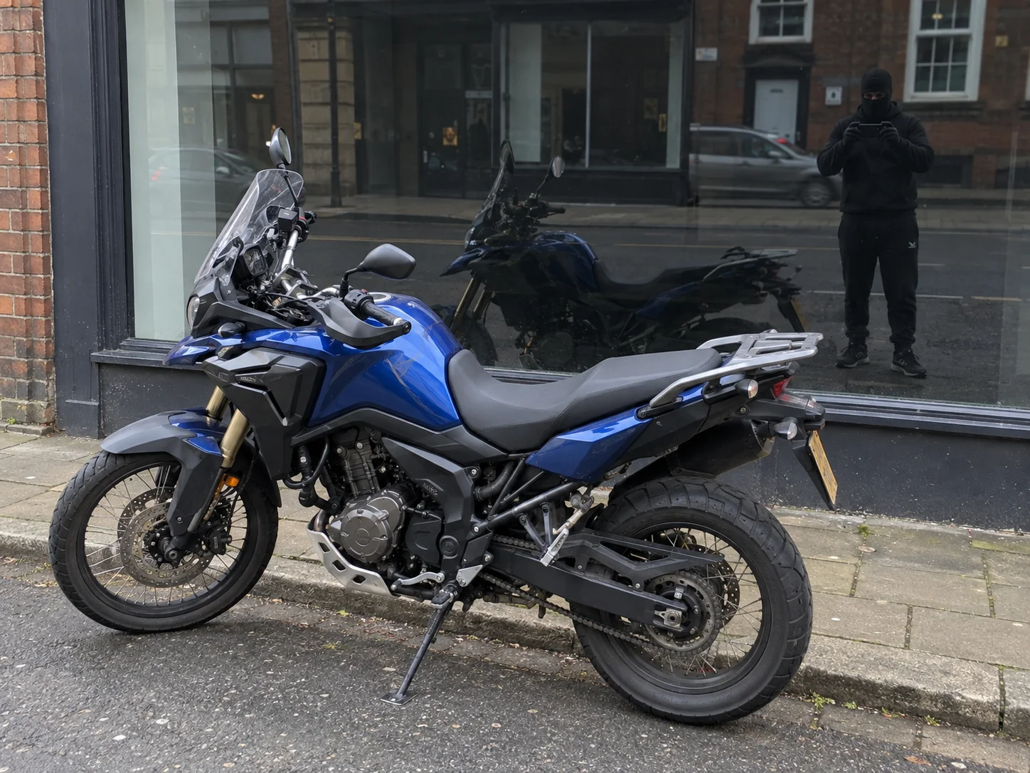 Somewhere safe. Preferably with your bike in it.