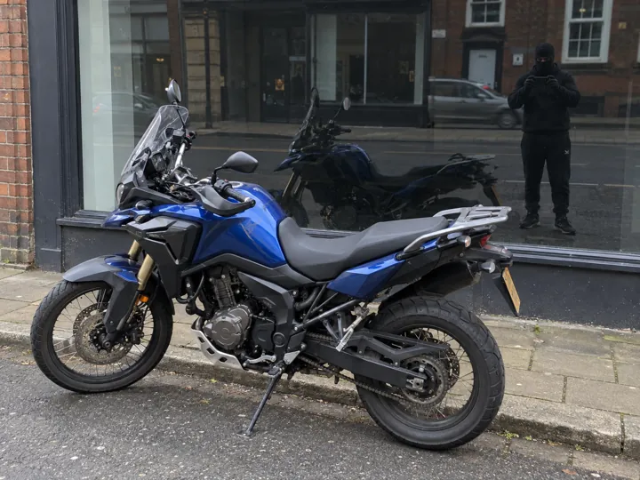 Somewhere safe. Preferably with your bike in it.